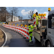 Signal light for traffic panels | acc. TL | POWERNOX | light exists on both sides | red